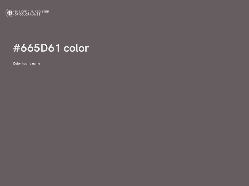 #665D61 color image