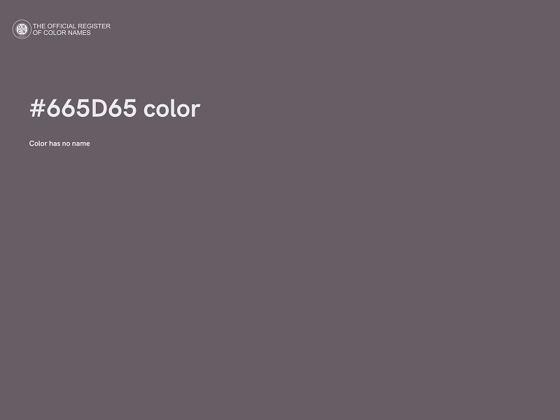 #665D65 color image