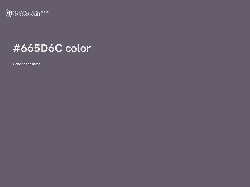 #665D6C color image