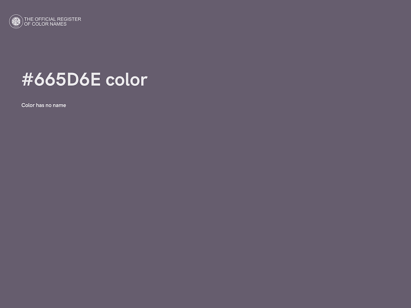 #665D6E color image