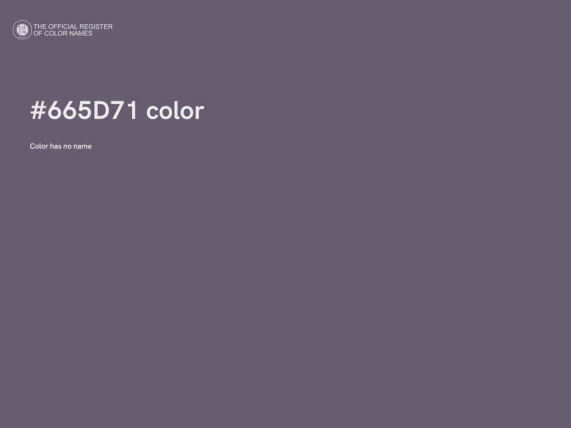 #665D71 color image