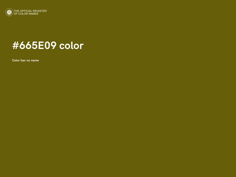 #665E09 color image