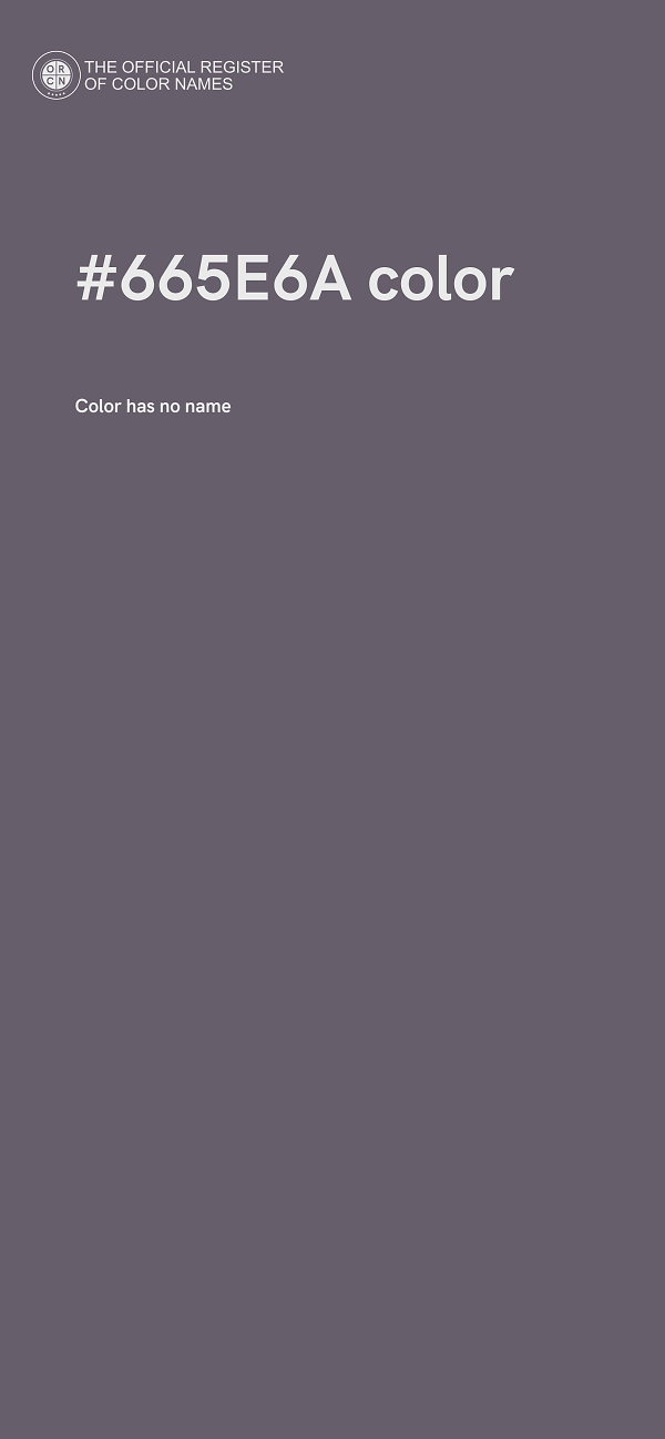 #665E6A color image