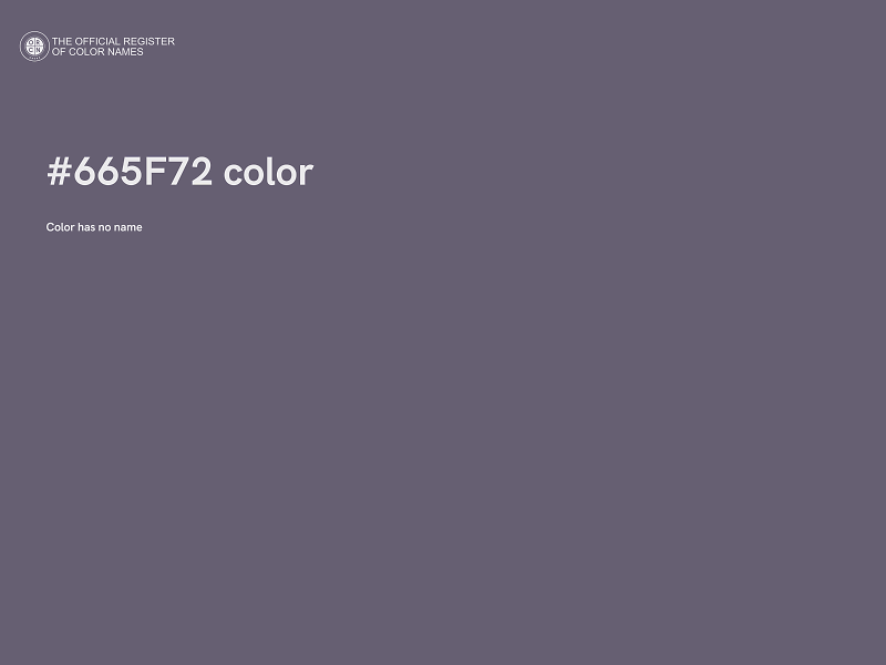 #665F72 color image