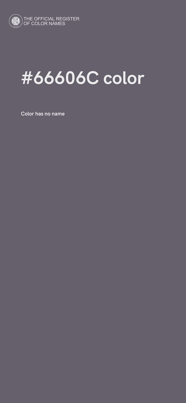 #66606C color image