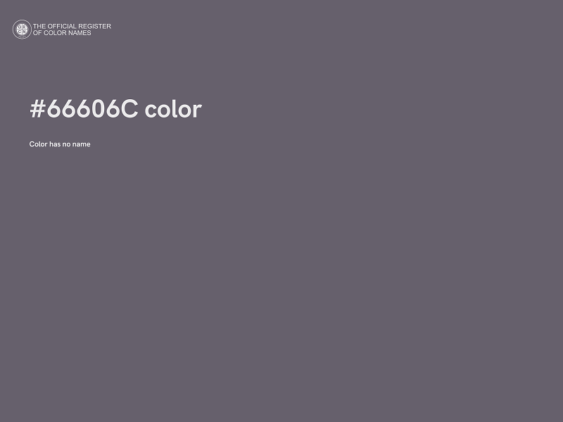 #66606C color image