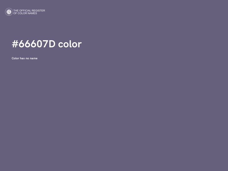 #66607D color image