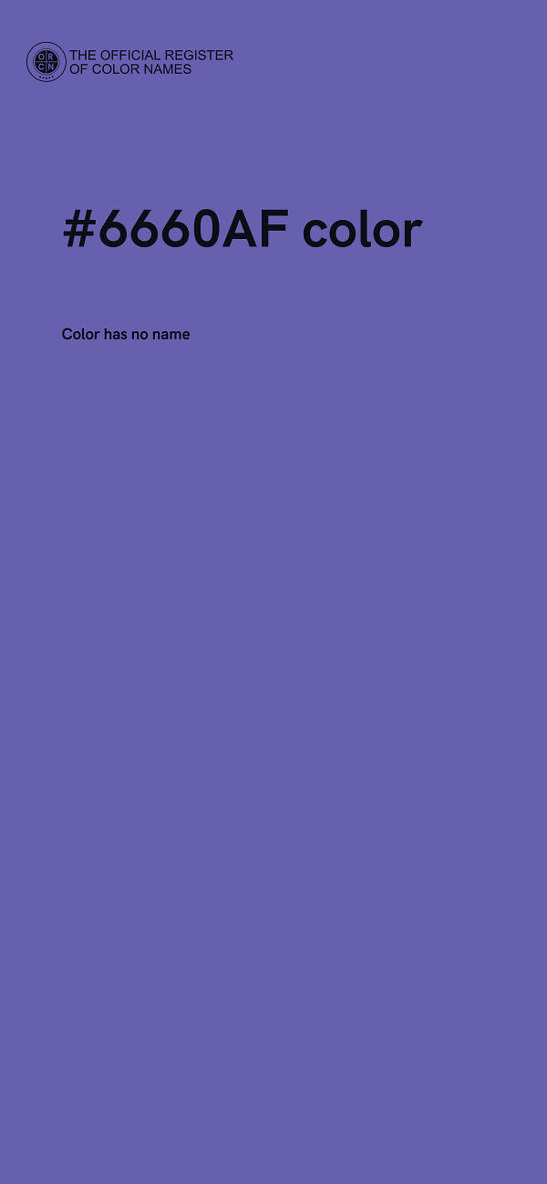 #6660AF color image