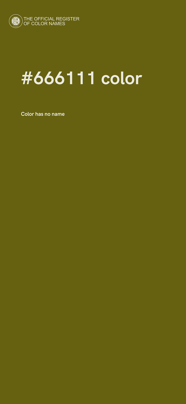 #666111 color image