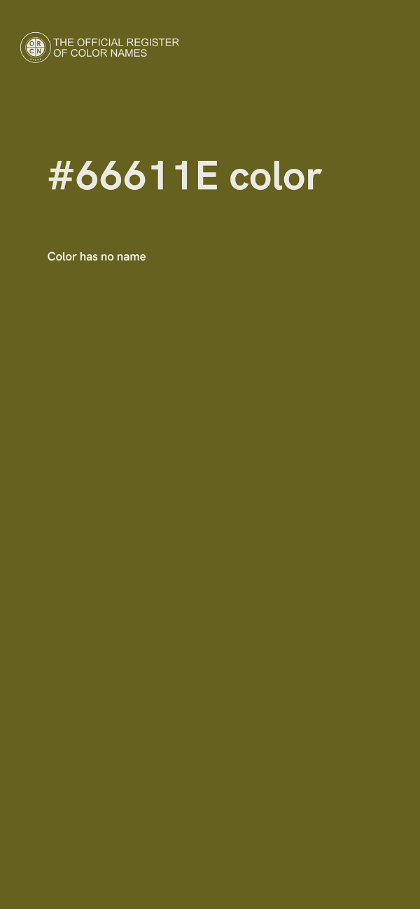 #66611E color image