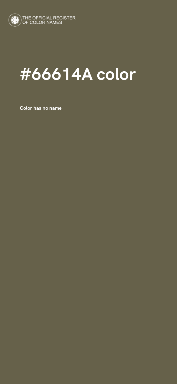 #66614A color image