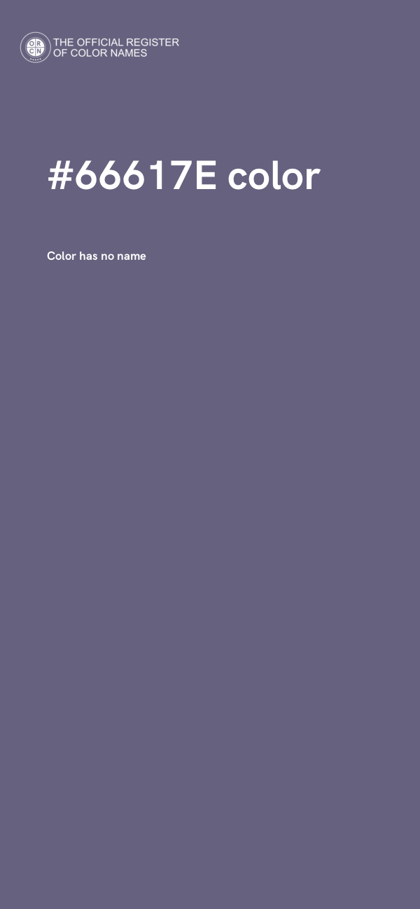 #66617E color image