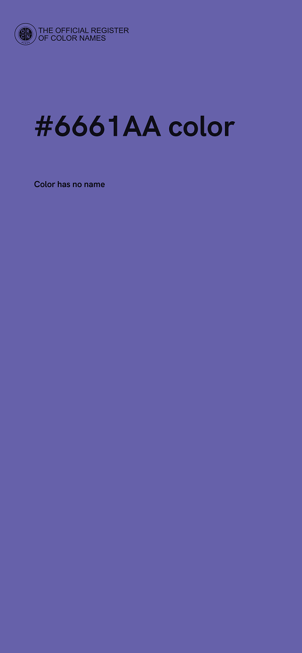 #6661AA color image