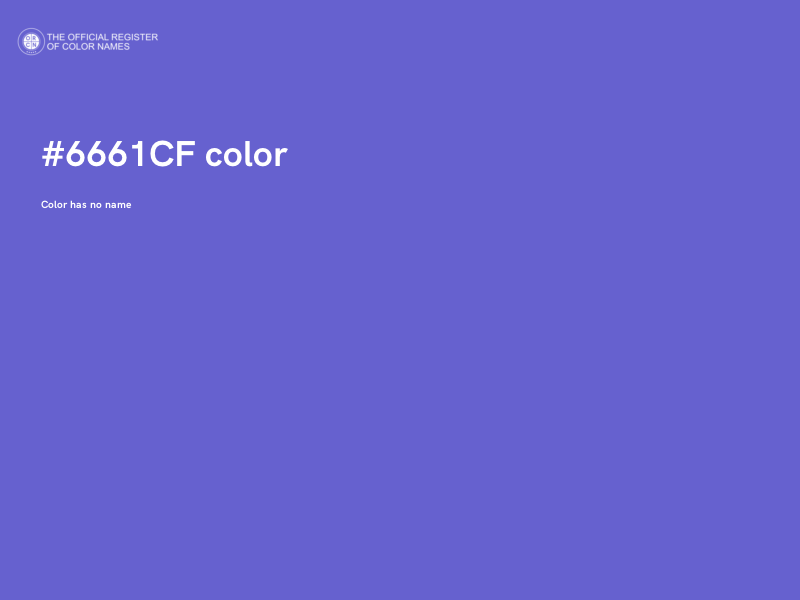 #6661CF color image