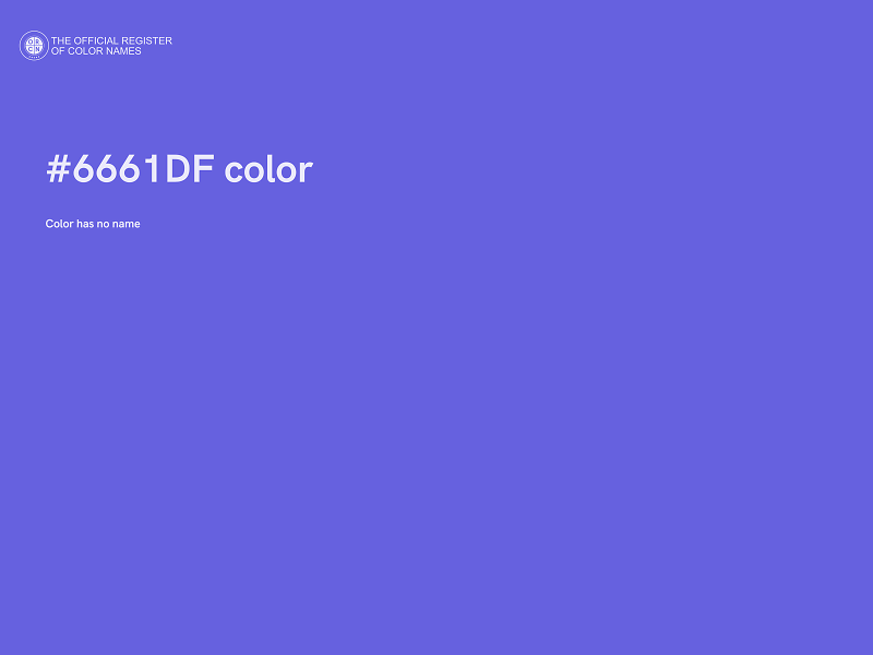 #6661DF color image