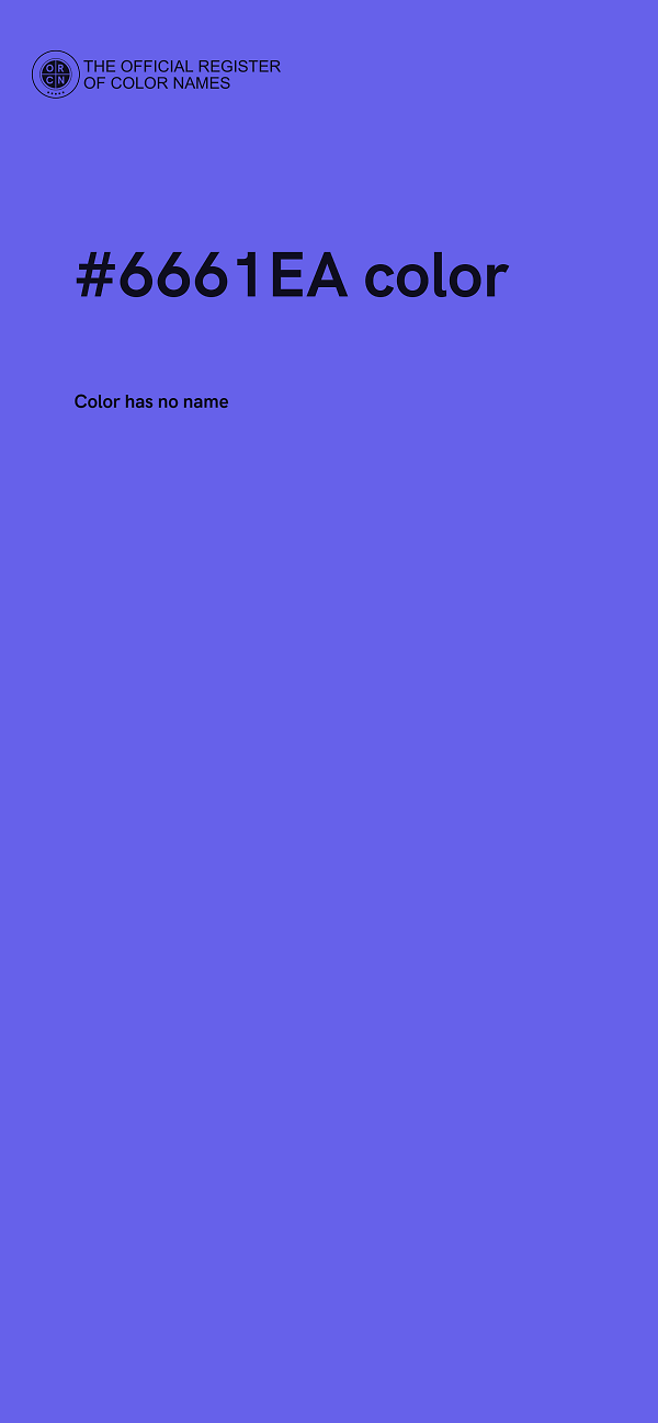 #6661EA color image