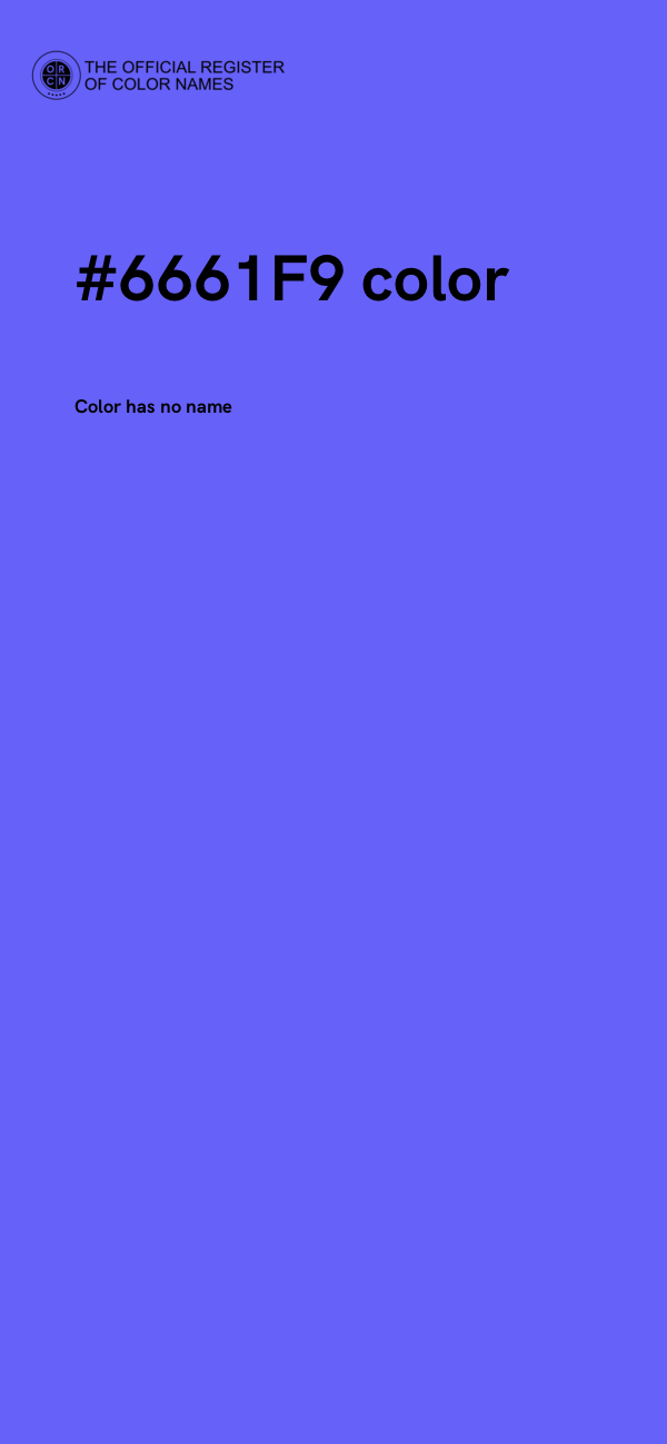 #6661F9 color image