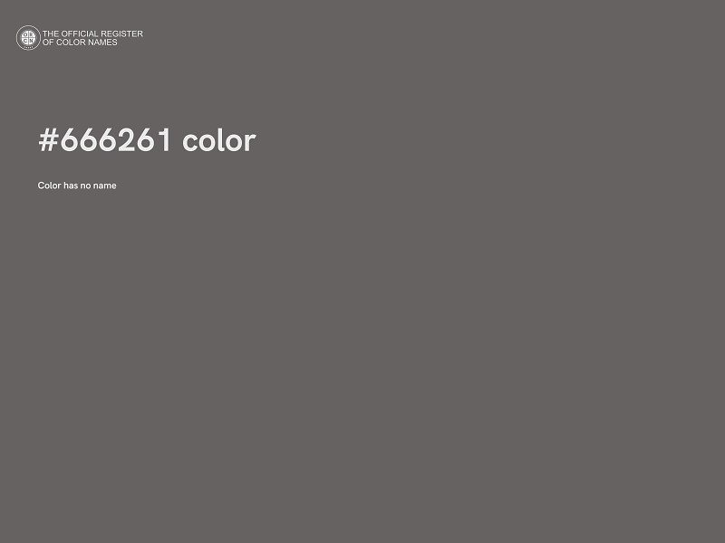 #666261 color image