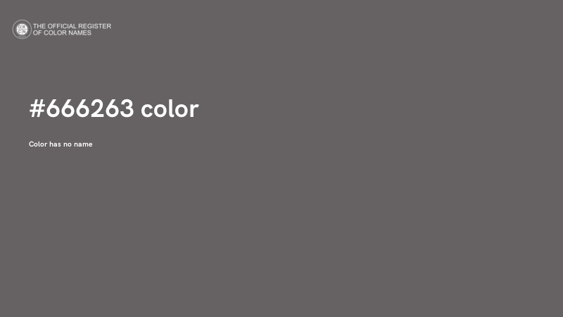 #666263 color image