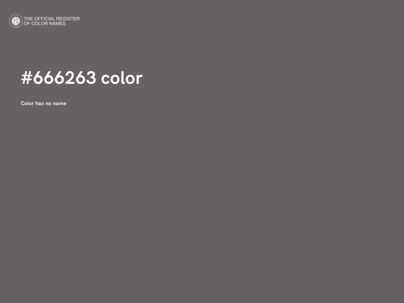 #666263 color image