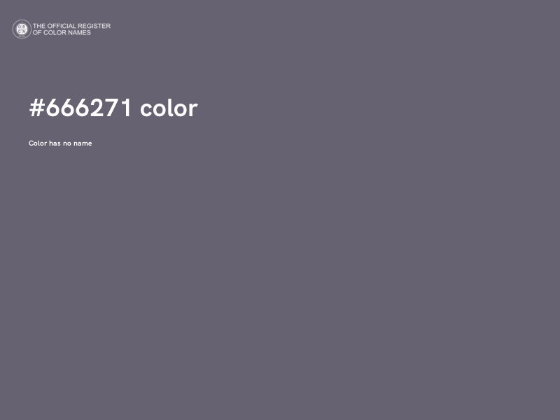 #666271 color image