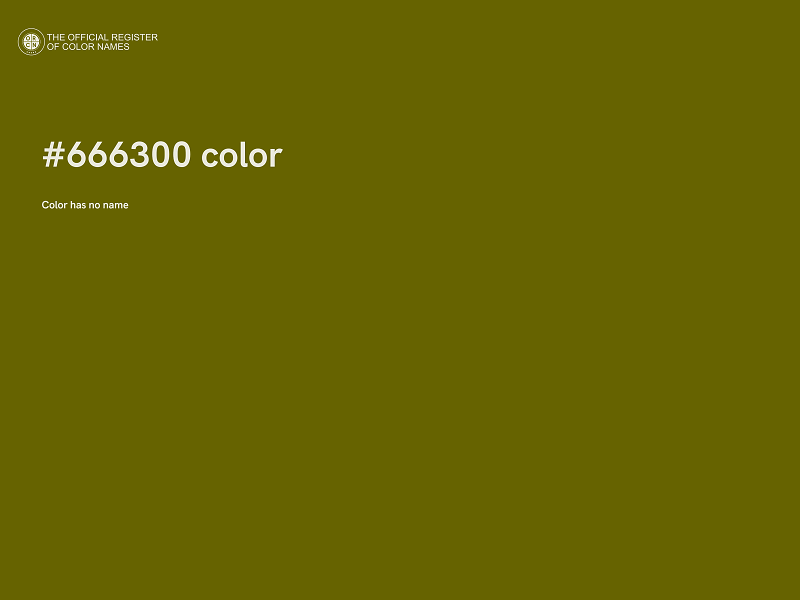 #666300 color image