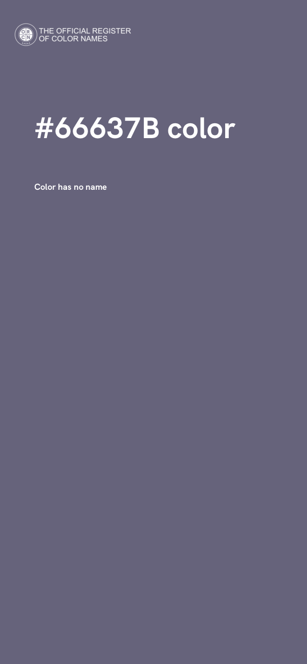 #66637B color image