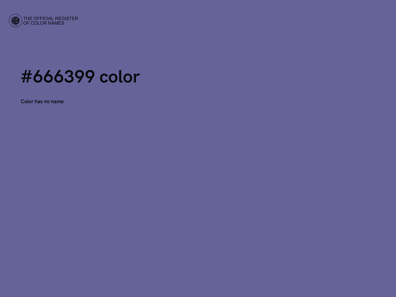 #666399 color image