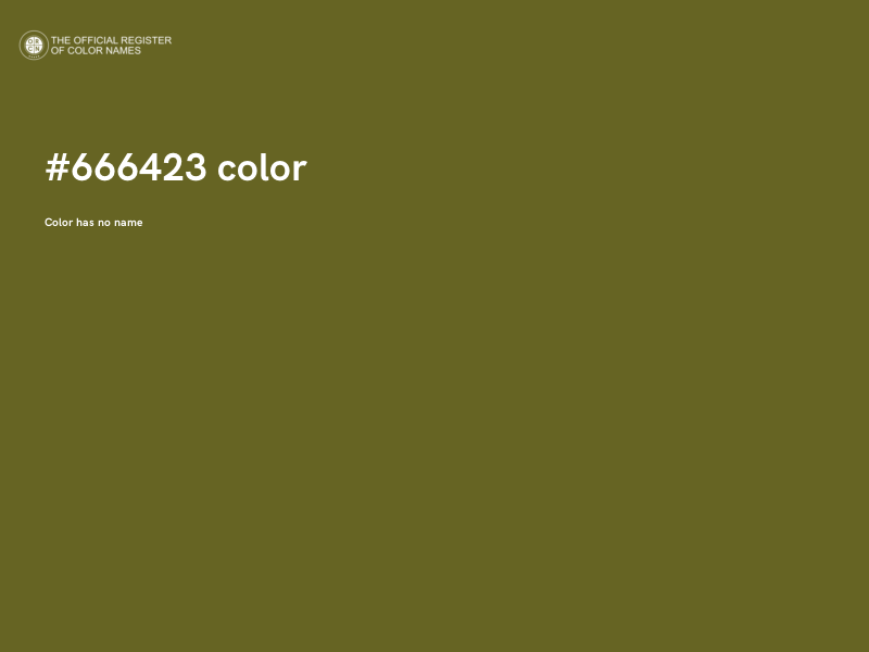 #666423 color image
