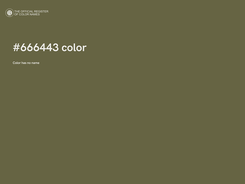 #666443 color image