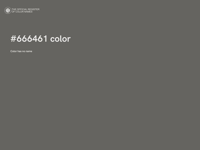 #666461 color image