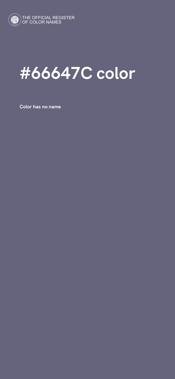 #66647C color image