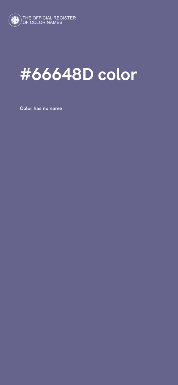 #66648D color image