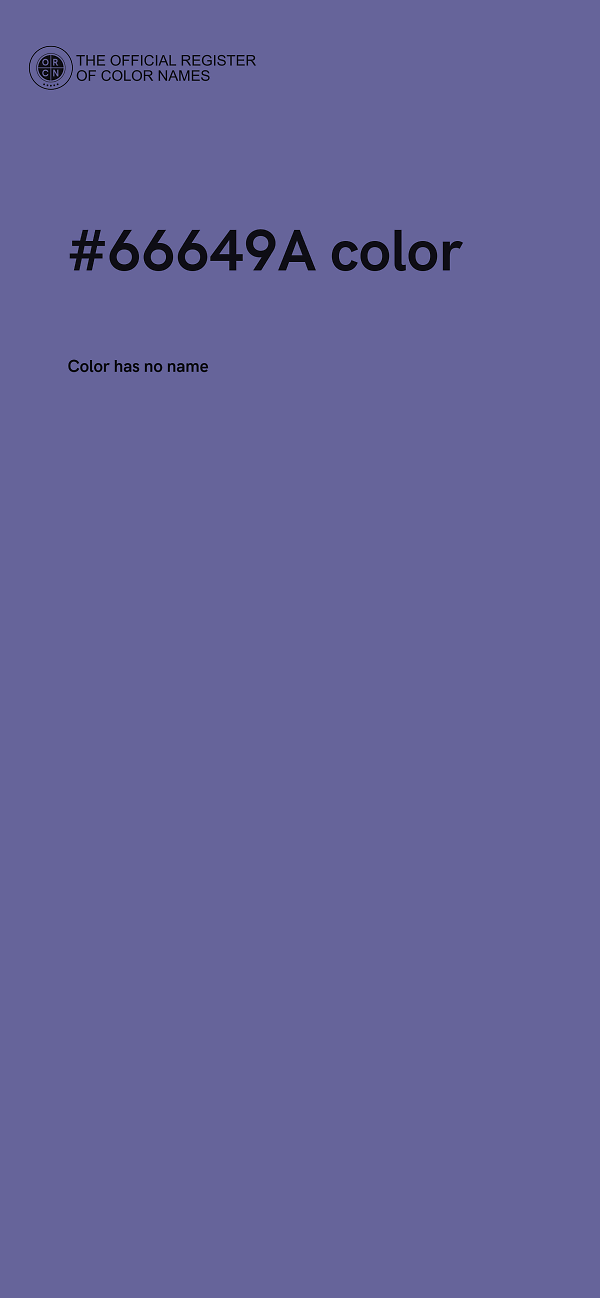 #66649A color image