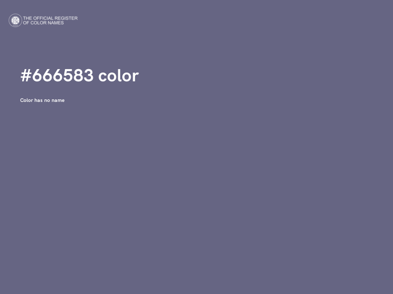 #666583 color image