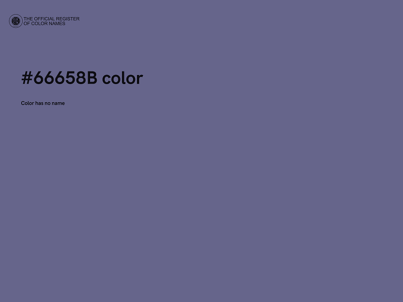 #66658B color image