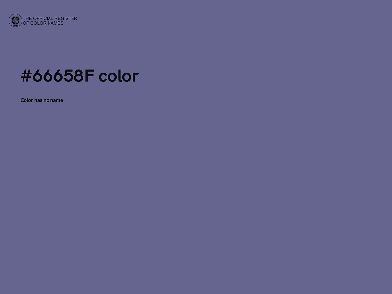 #66658F color image