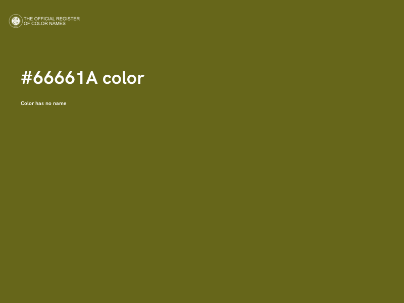 #66661A color image