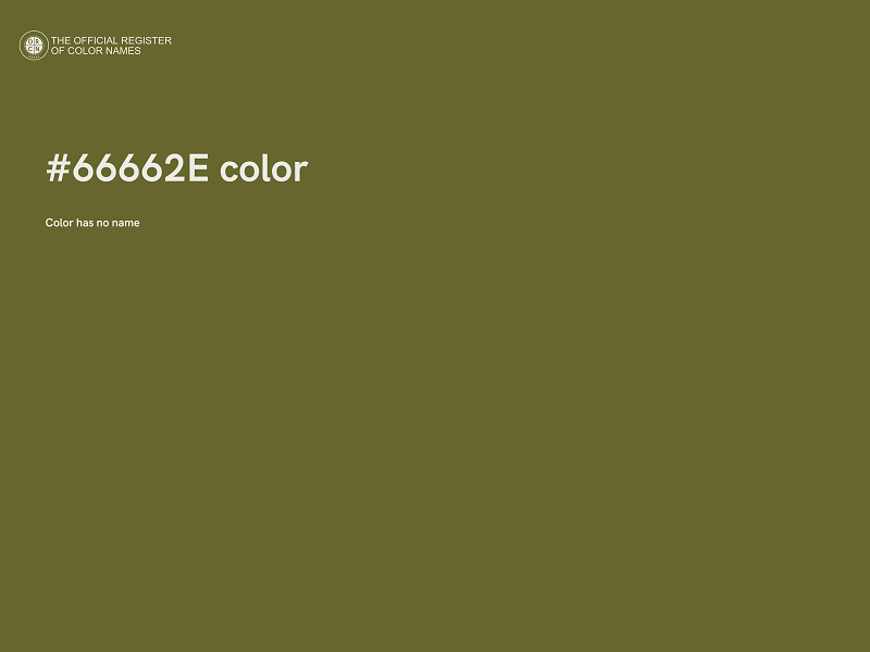 #66662E color image