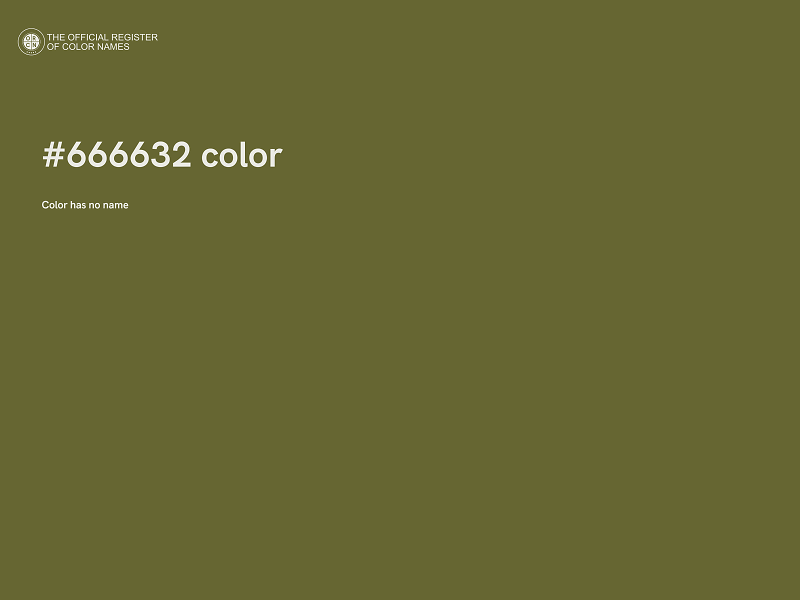 #666632 color image