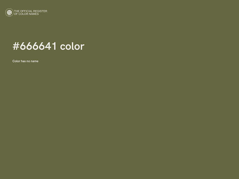#666641 color image