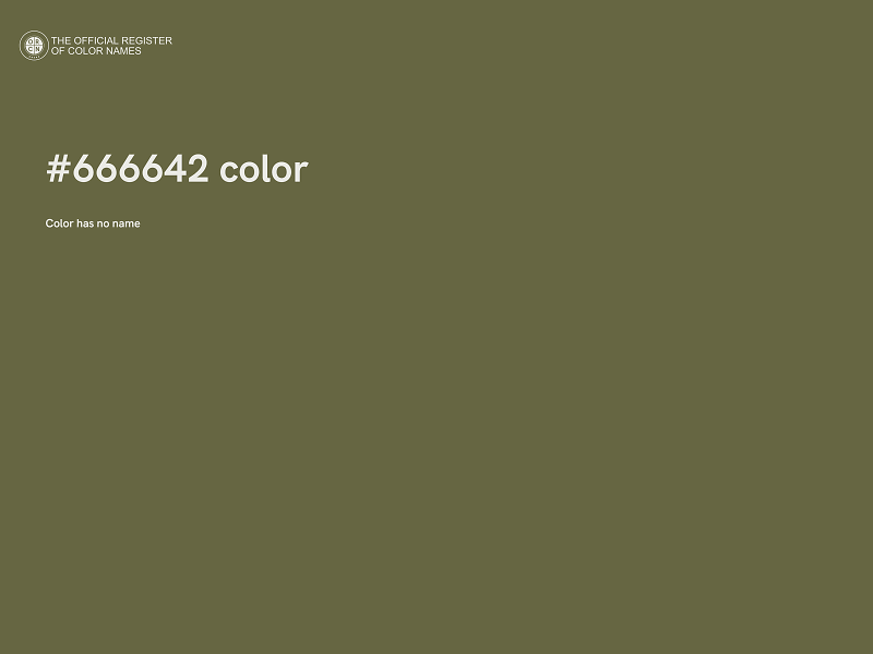 #666642 color image