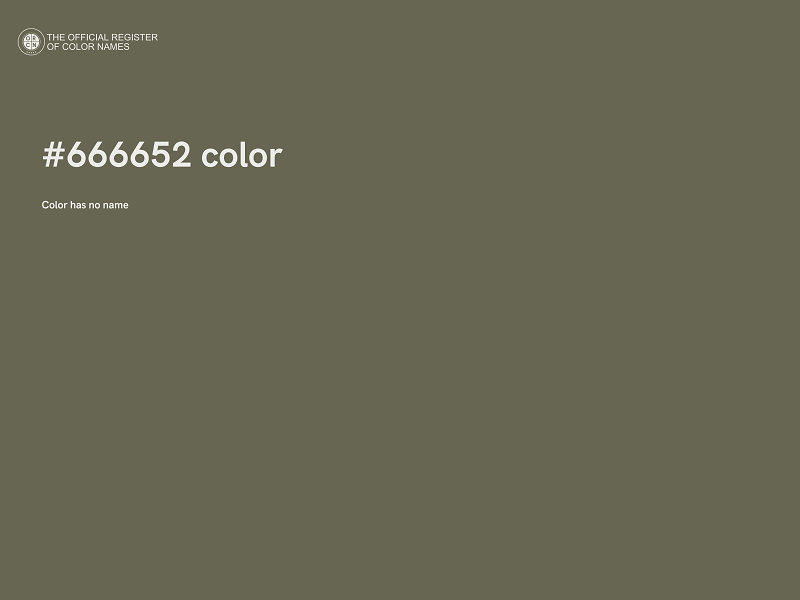 #666652 color image