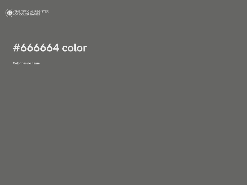 #666664 color image