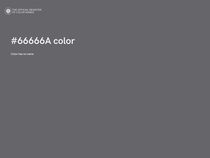 #66666A color image