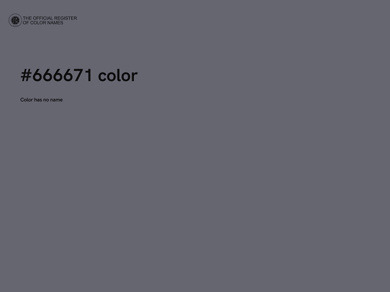 #666671 color image