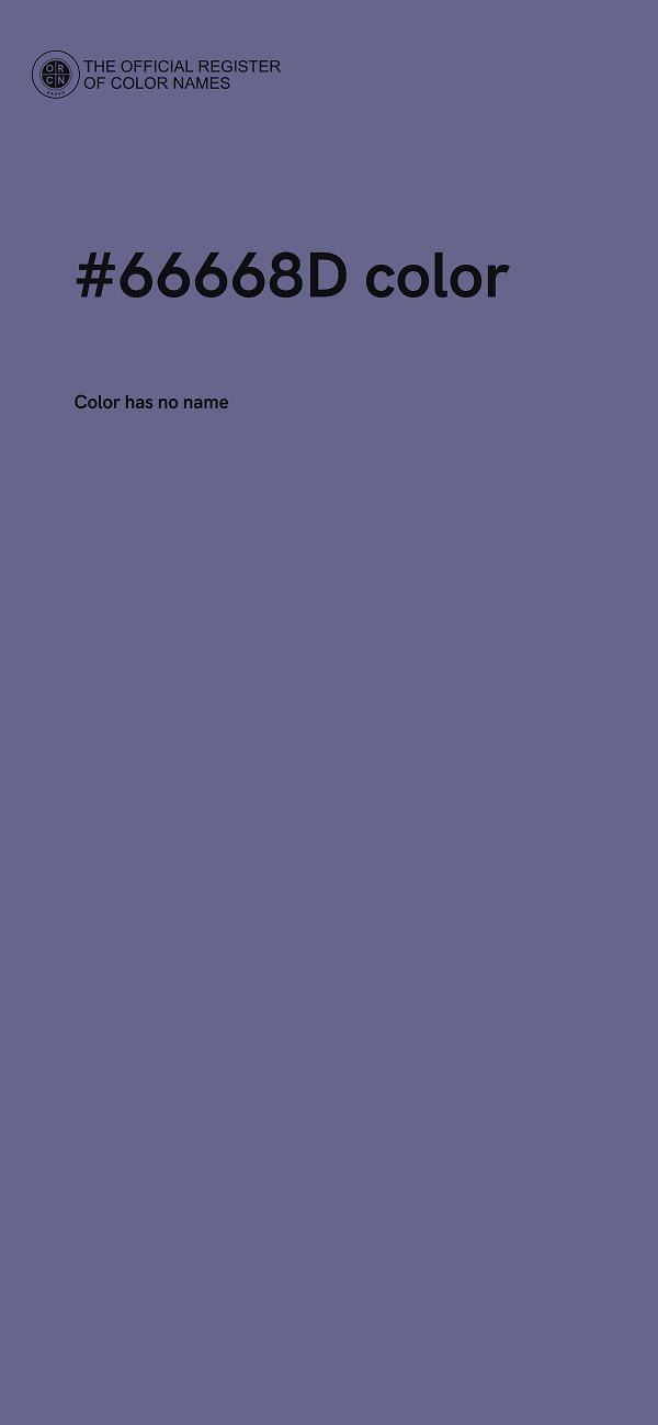 #66668D color image