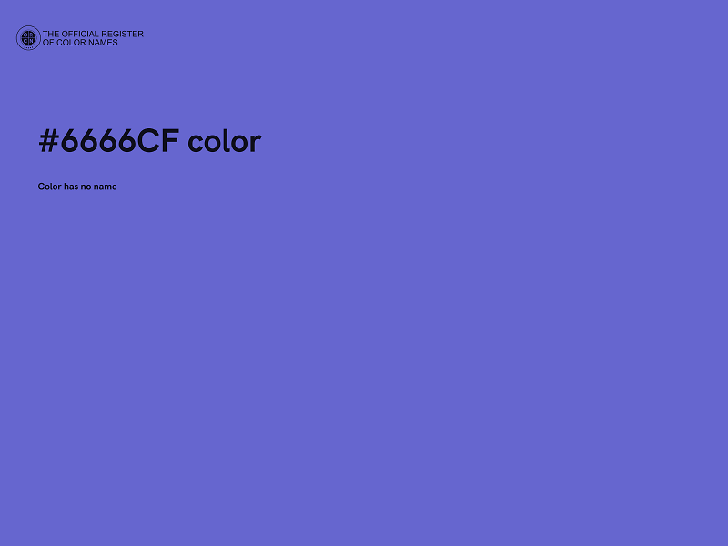 #6666CF color image