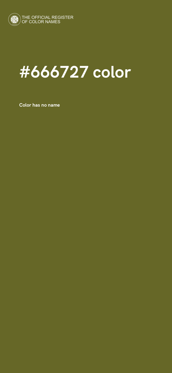 #666727 color image