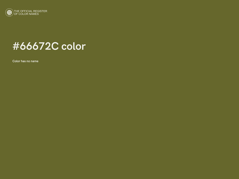 #66672C color image